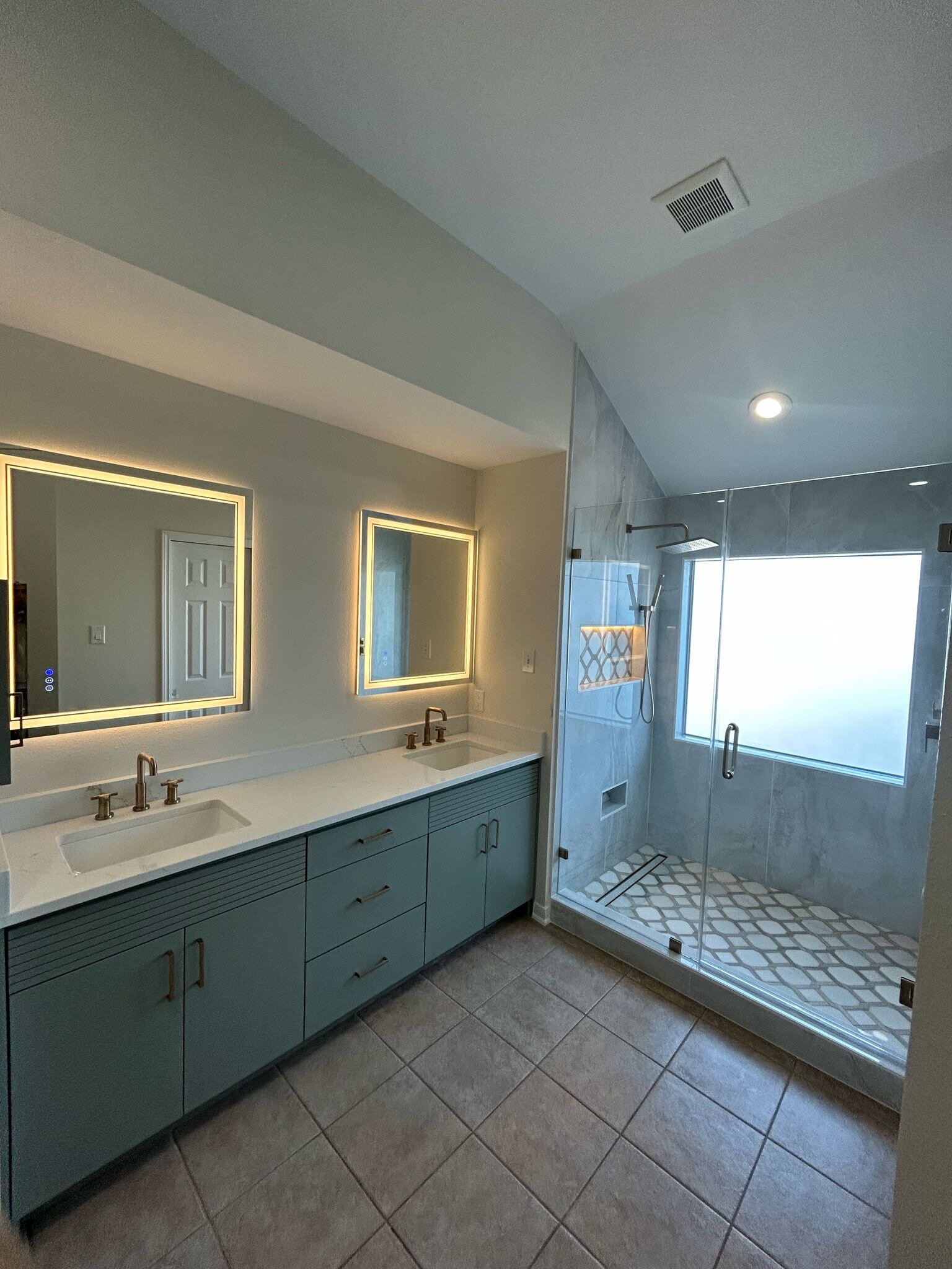 walk in shower bathroom remodel cypress texas