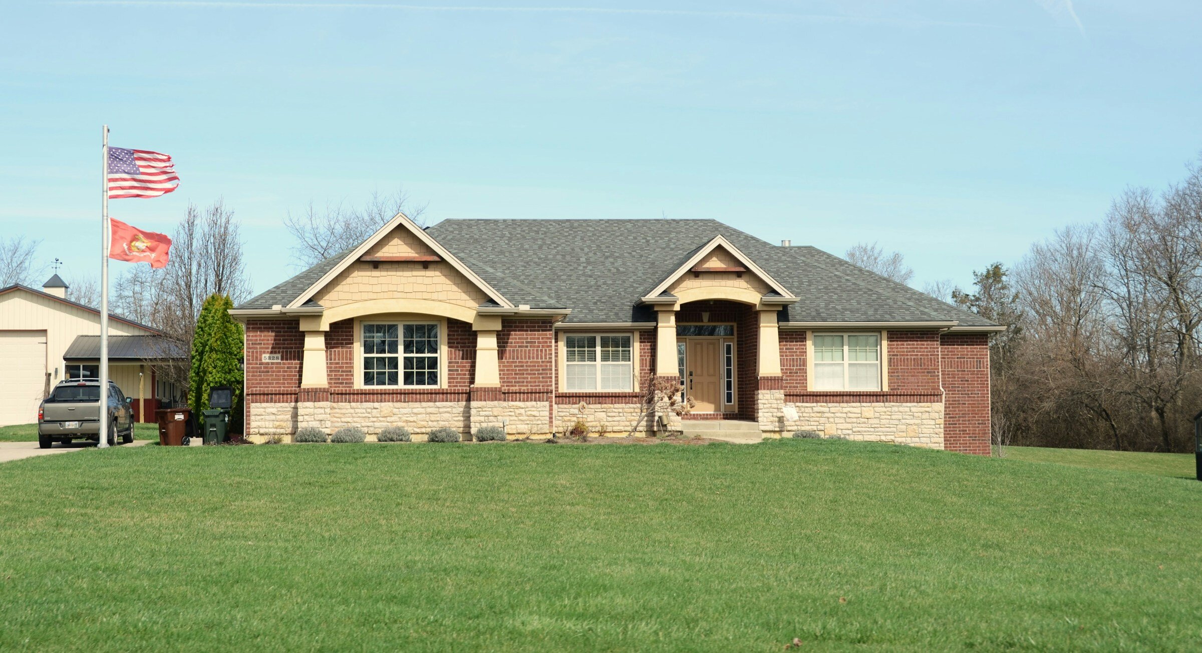 Single-story brick ranch home in Gainesville, FL