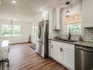 New kitchen remodel in Holland, Indiana home for sale.