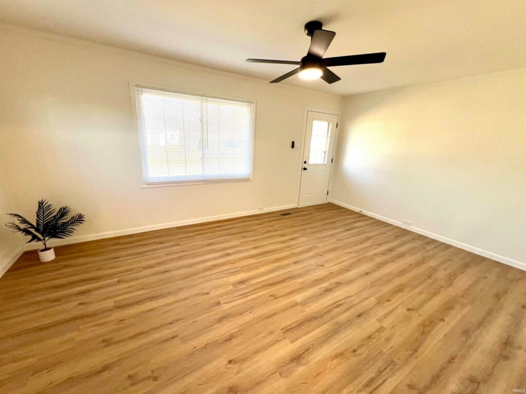 View of main living area in home for sale on Ravenswood Dr in Evansville.