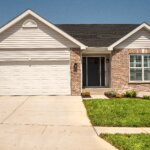 Single story home with 2-car garage in good condition