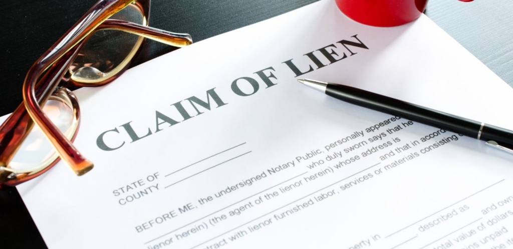 can you sell a house with a lien in Illinois