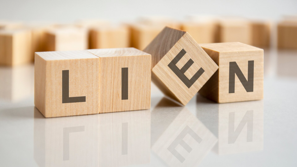 can you sell a house with a lien in Illinois