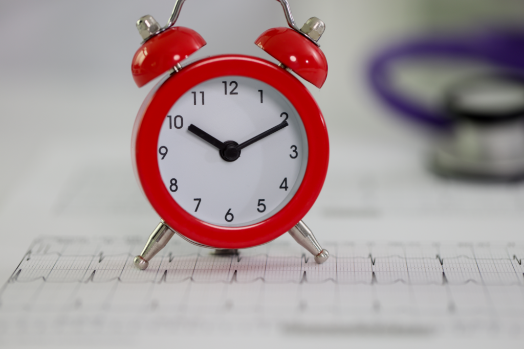 A clock symbolizing a lengthy wait for a lien in Ohio.