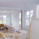 Home renovation in progress with materials and tools scattered, representing the house flipping process by EZ Sell Homebuyers in Ohio. Sell your home as-is for cash in Dayton, Cincinnati, Columbus, Cleveland, Akron, and Toledo.