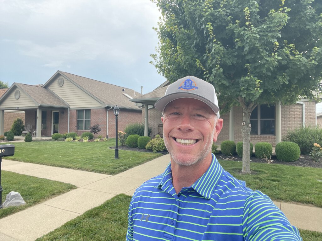 EZ Sell Homebuyers owner standing in front of a recently purchased inherited home in Xenia, Ohio sold for cash with a fast closing.