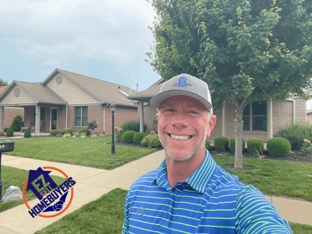 EZ Sell Homebuyers owner standing in front of a recently purchased inherited home in Xenia, Ohio sold for cash with a fast closing