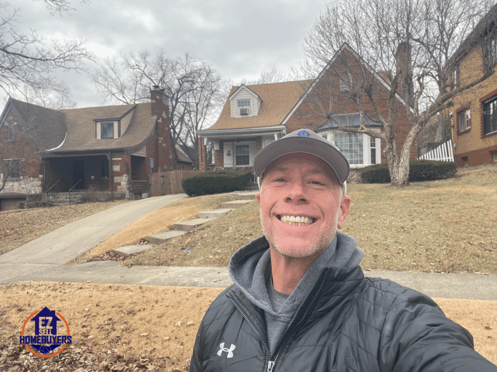 Mike Wall cash home buyer meeting sellers on Catalpa Dr in Dayton OH 45406 to help sell a house fast during a divorce.