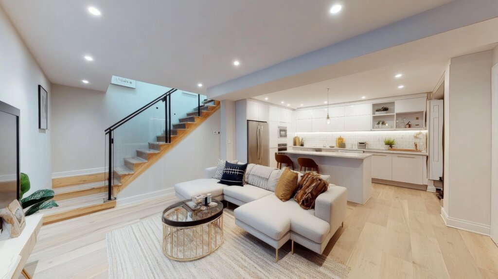 Finished basement remodel