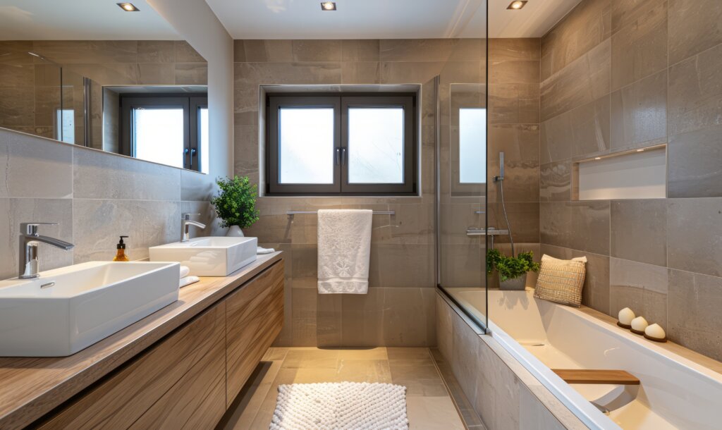 Affordable bathroom remodel completed by MaxHousePrice team
