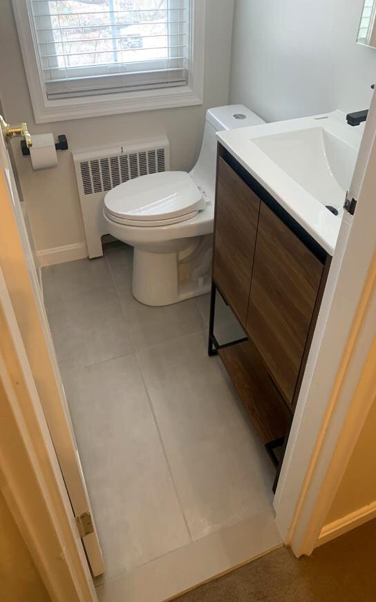 After renovation – Bathroom in Alexandria, VA - Gentry Ave