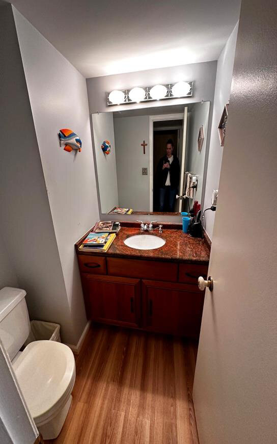 Before renovation – Bathroom in Burke, VA - Waters Edge Landing Ct