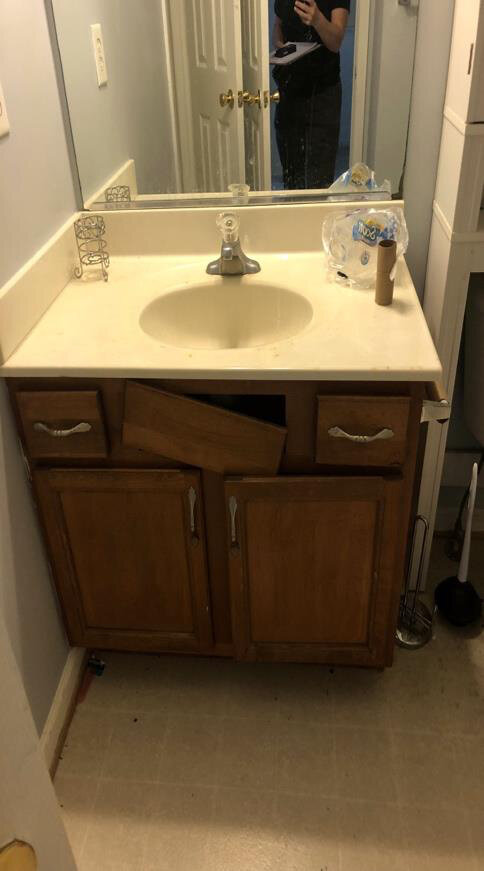 Before renovation – Bathroom in Hagerstown, MD - Bridle Court