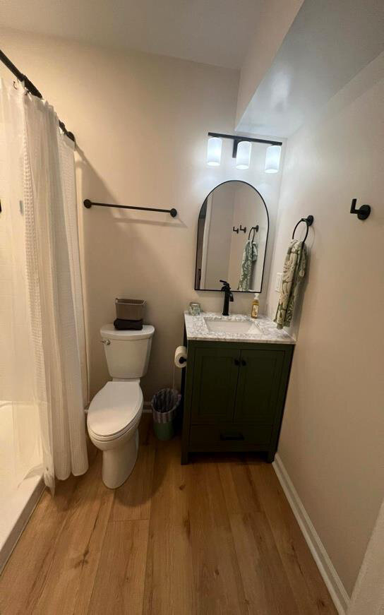 After renovation – Bathroom in Reston, VA - Park Overlook Dr