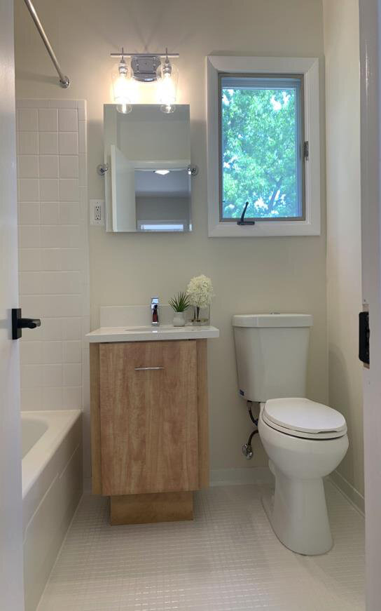 After renovation – Bathroom in Rockville, MD - Emily Dr