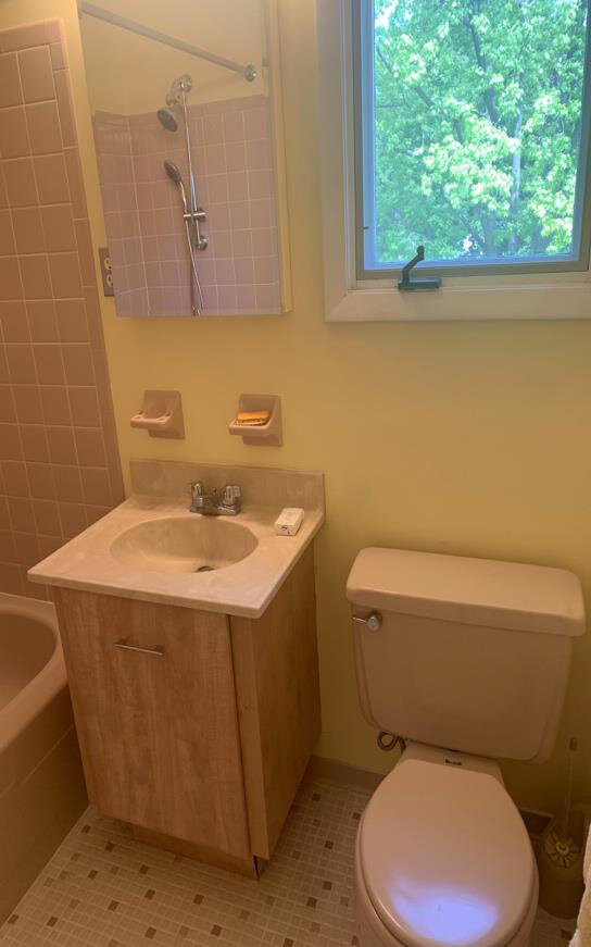 Before renovation – Bathroom in Rockville, MD - Emily Dr