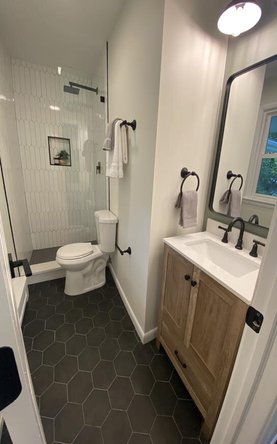 After renovation – Bathroom in Annandale, VA - Montgomery St