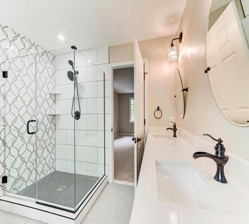 After renovation – Bathroom in Burke, VA - Gaines St