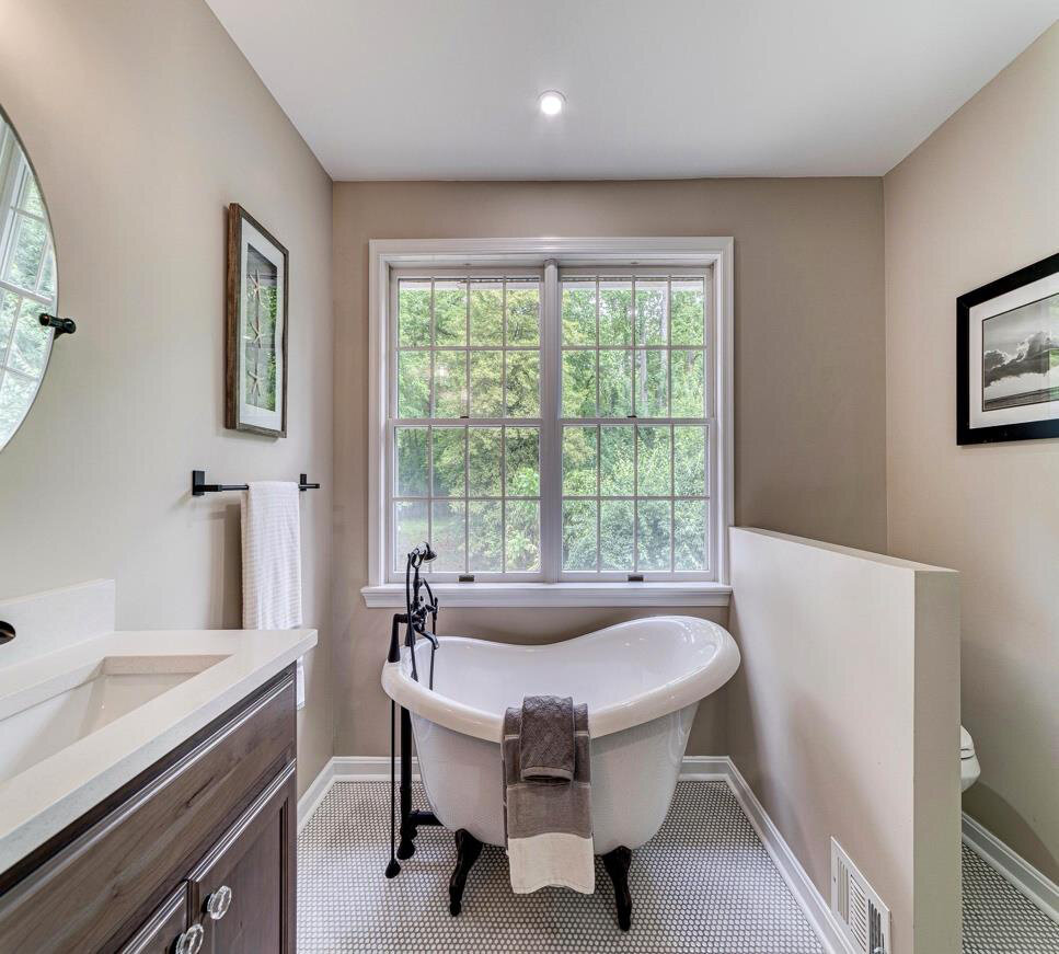 After renovation – Bathroom in Burke, VA - Gaines St