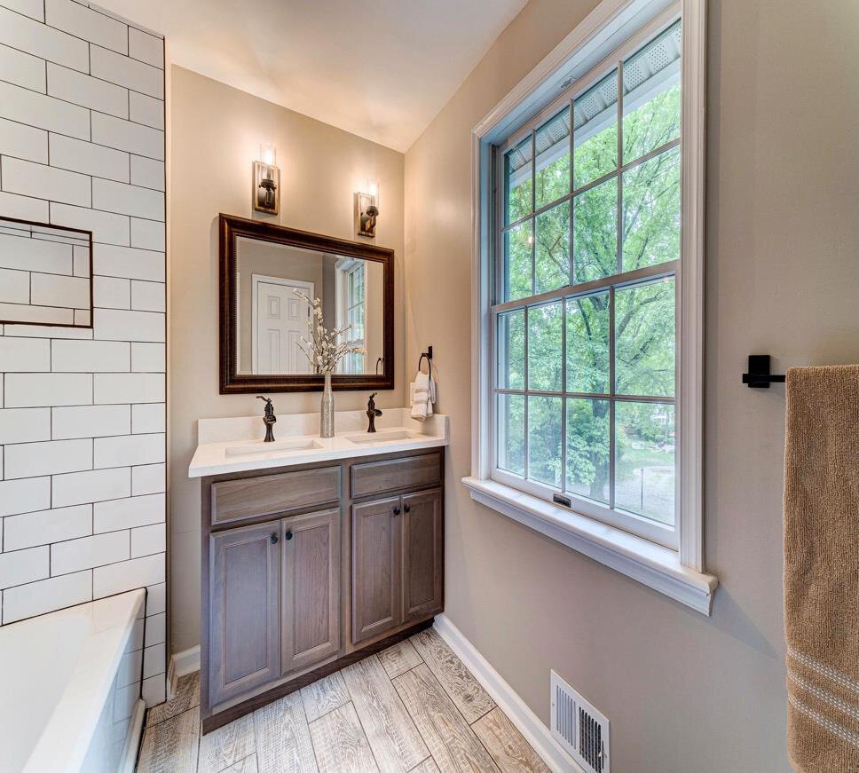 After renovation – Bathroom in Burke, VA - Gaines St