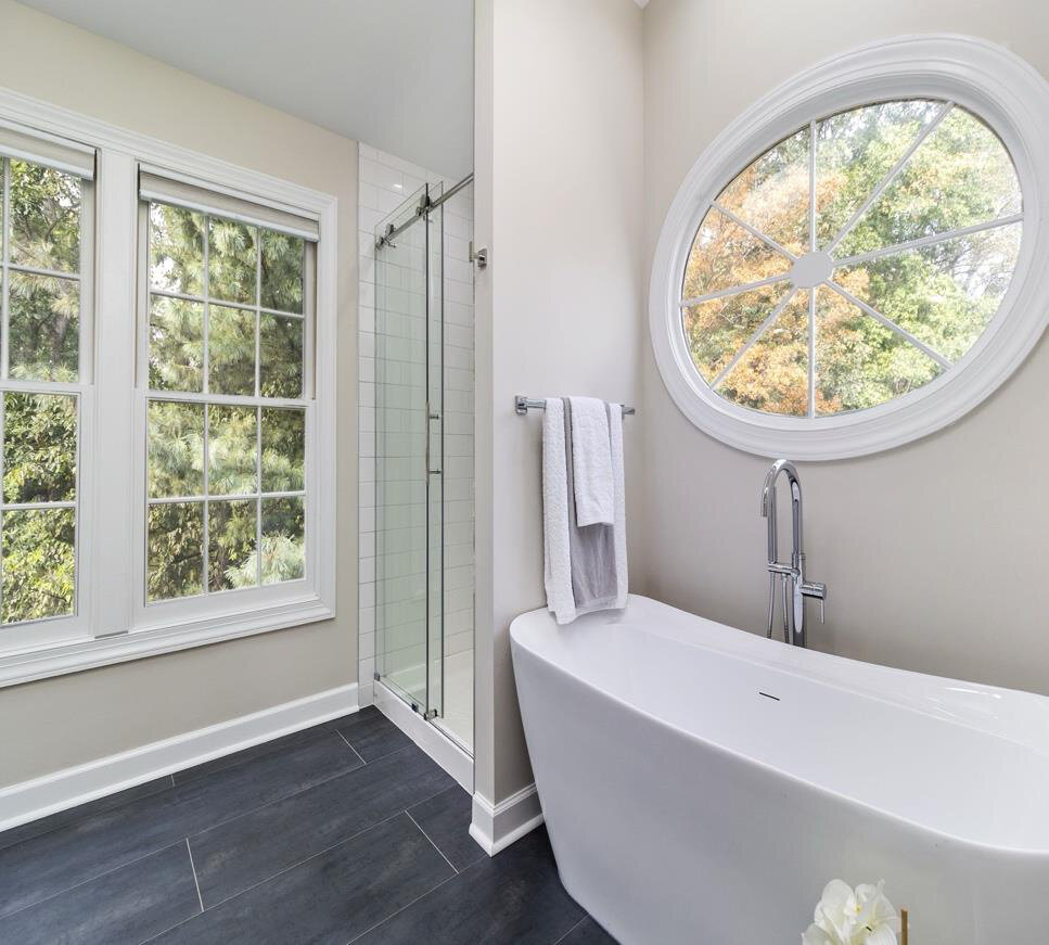 After renovation – Bathroom in Centreville, VA - Flag Staff Ct