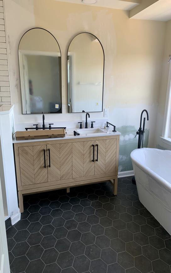 After renovation – Bathroom in Leesburg, VA - Artillery Ter NE