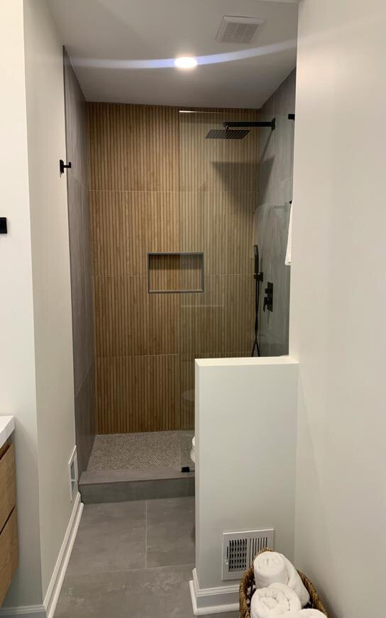 After renovation – Bathroom in Oakton, VA - Cobb Hill Ln