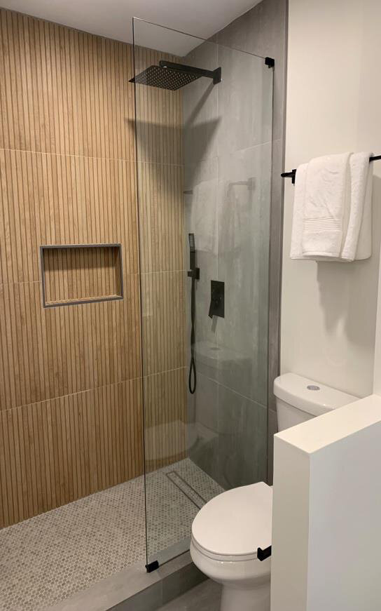 After renovation – Bathroom in Oakton, VA - Cobb Hill Ln