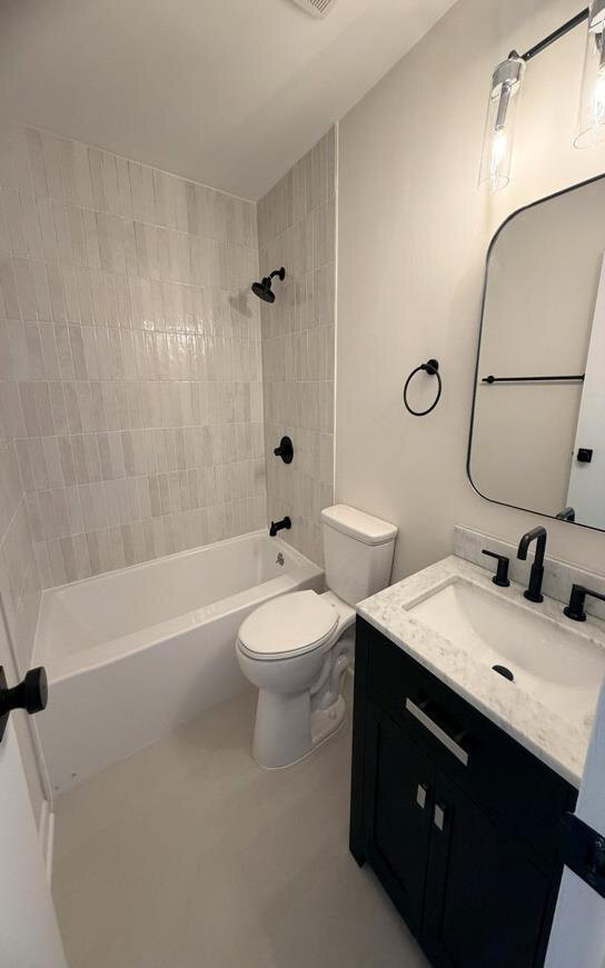 After renovation – Bathroom in Reston, VA - Ledura Ct