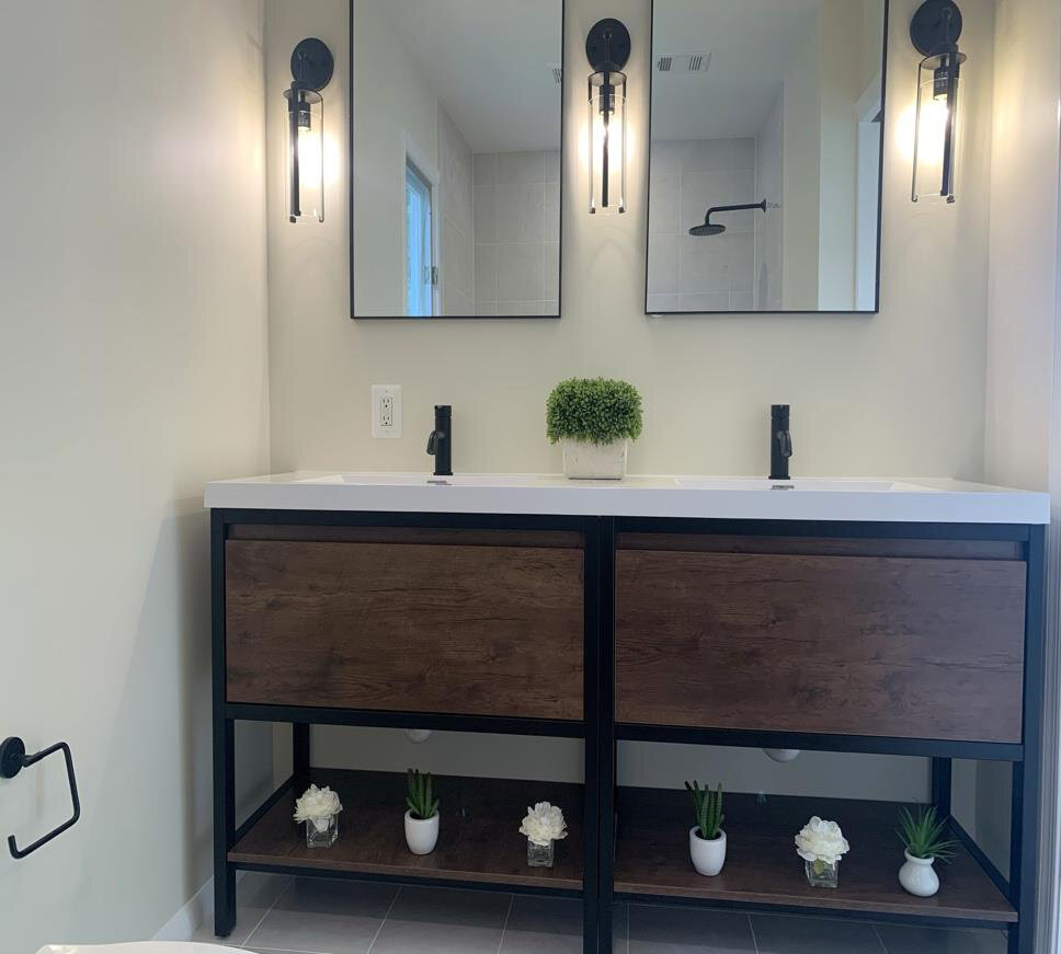 After renovation – Bathroom in Rockville, MD - Emily Dr