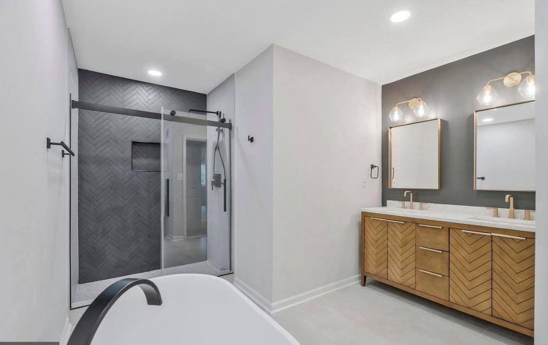 After renovation – Bathroom in Vienna, VA - Moorefield Hill Ct SW