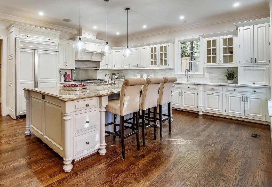After renovation – Kitchen in Arlington, VA - N Albemarle St
