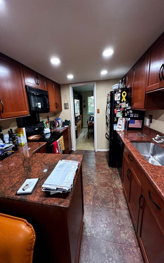 Before renovation – Kitchen in Burke, VA - Waters Edge Landing Ct