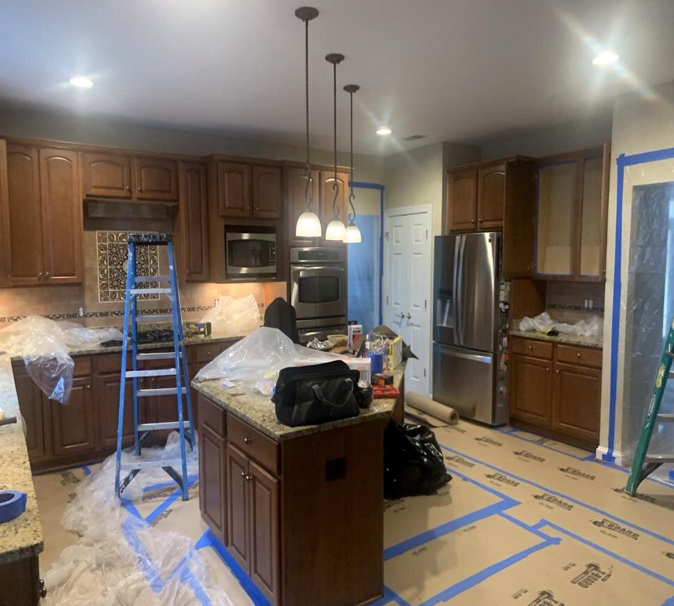 Before renovation – Kitchen in Leesburg, VA - Kipheart Dr