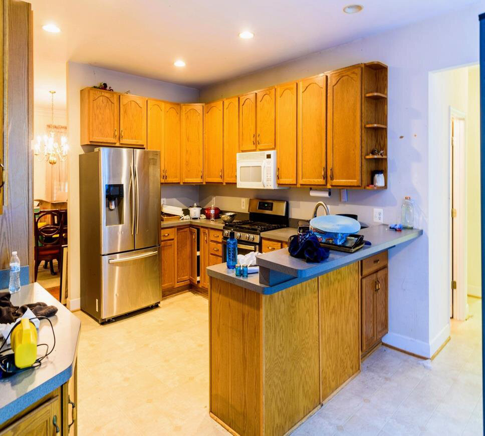 Before renovation – Kitchen in Manassas, VA - Stonebrook Dr