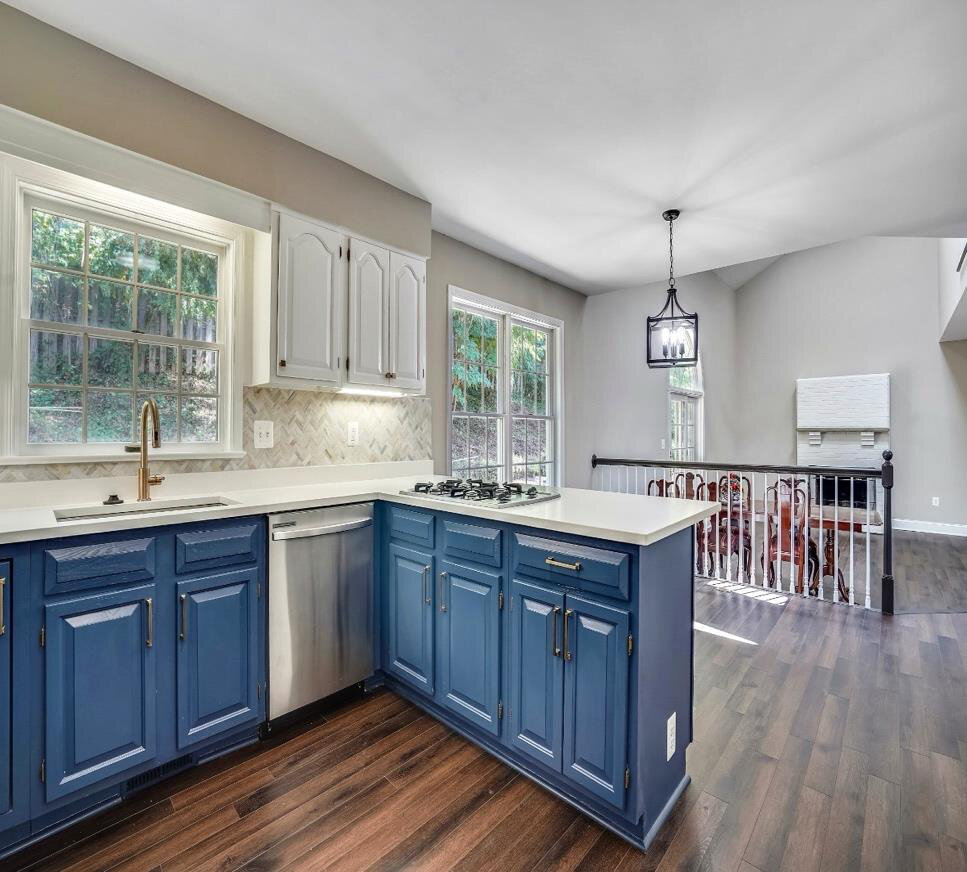 After renovation – Kitchen in Vienna, VA - Talahi Ct SE