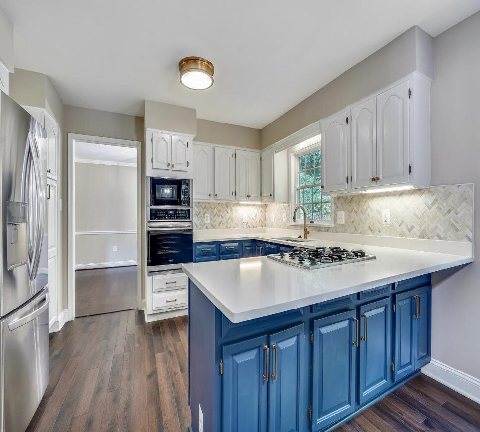 After renovation – Kitchen in Vienna, VA - Talahi Ct SE