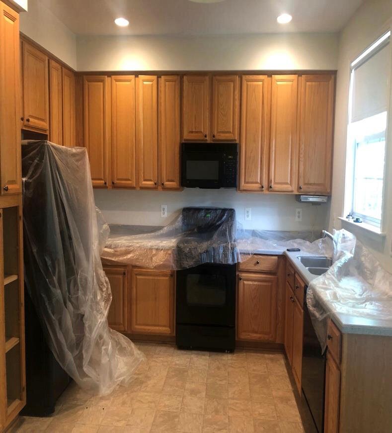 Before renovation – Kitchen in Woodbridge, VA - Tonka Ct