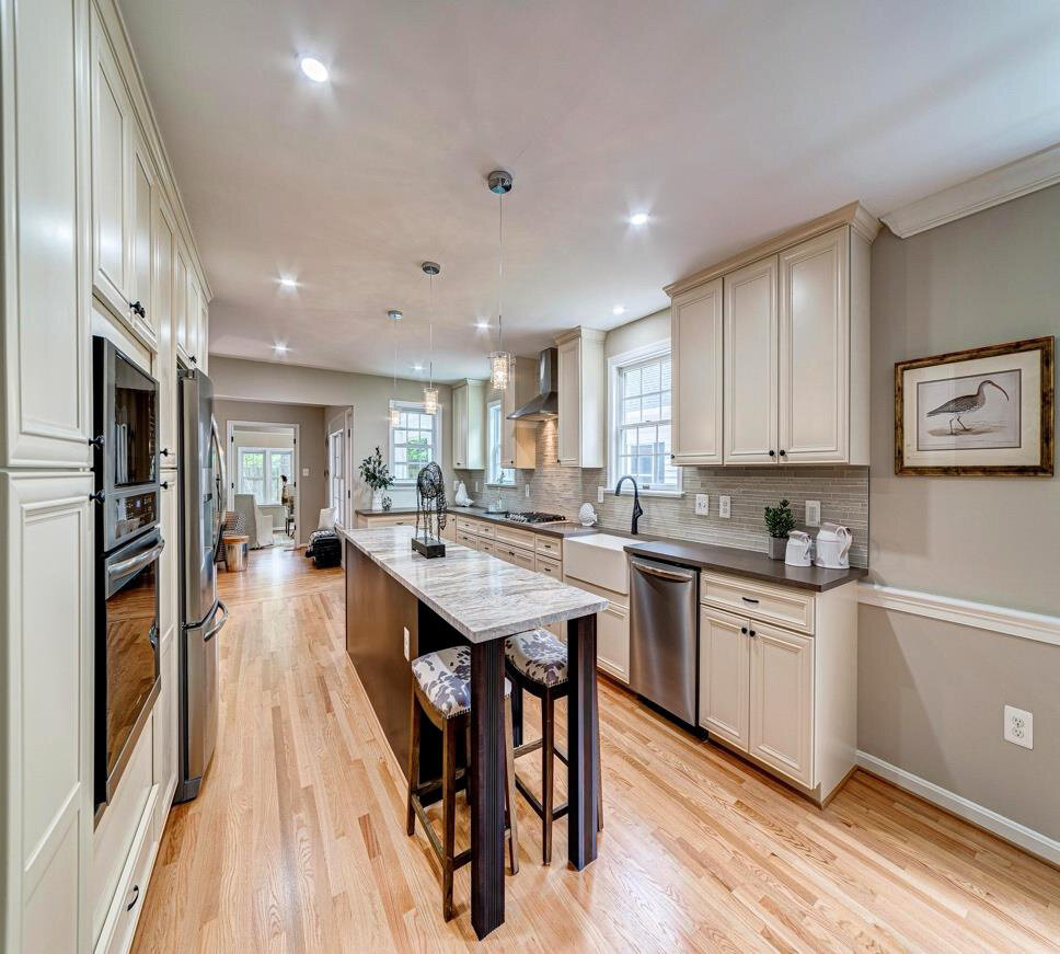 After renovation – Kitchen in Burke, VA - Gaines St
