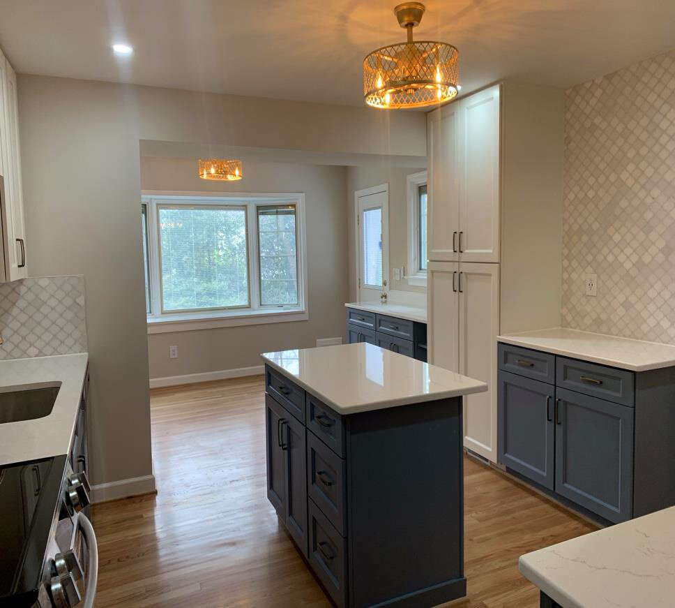 After renovation – Kitchen in Kensington, MD - Wake Dr