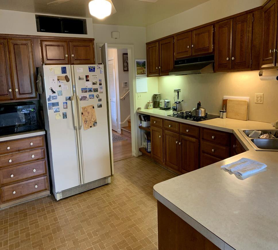 Before renovation – Kitchen in Kensington, MD - Wake Dr