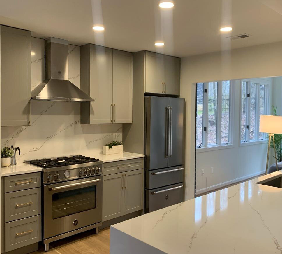 After renovation – Kitchen in Oakton, VA - Cobb Hill Ln