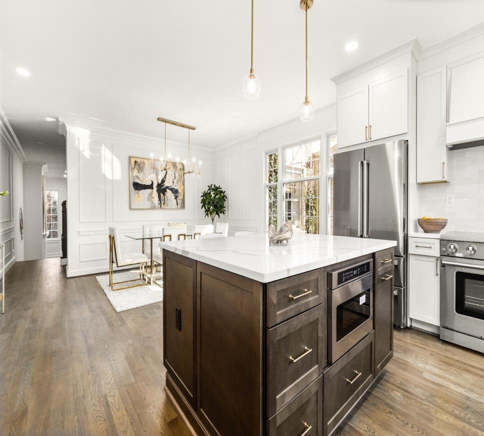 After renovation – Kitchen in Washington, DC - 34th St NW