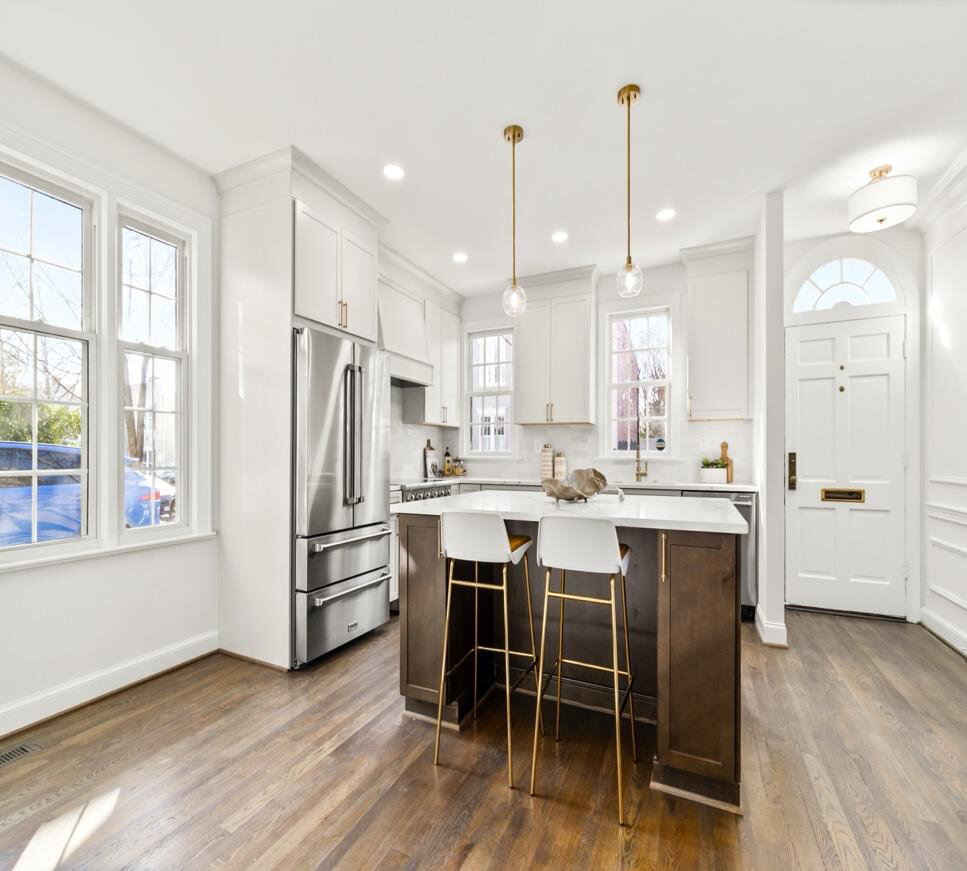 After renovation – Kitchen in Washington, DC - 34th St NW