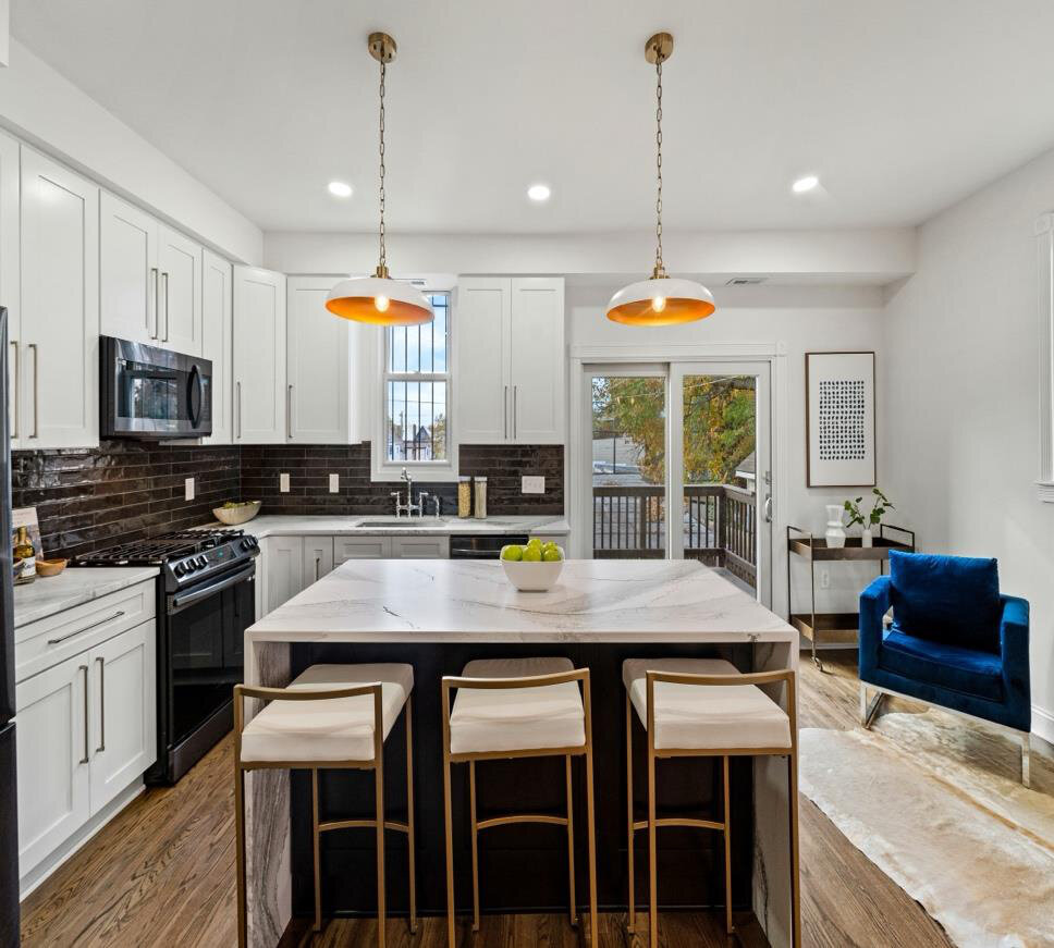 After renovation – Kitchen in Washington, DC - 7th Street NW