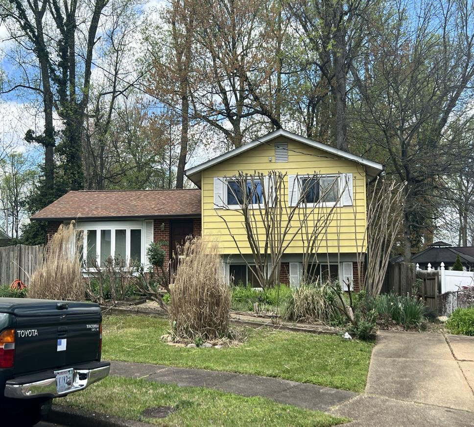 Before renovation – Exterior in Annandale, VA - Medford Court