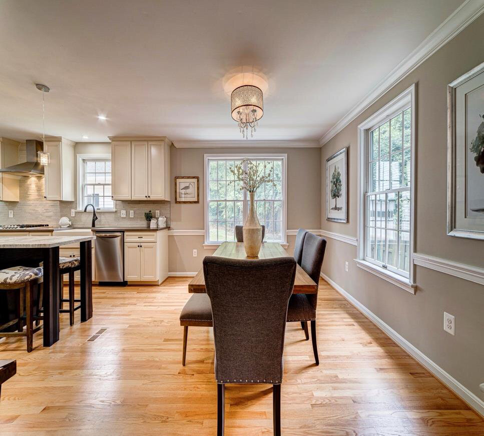 After renovation – Dining Room in Burke, VA - Gaines St