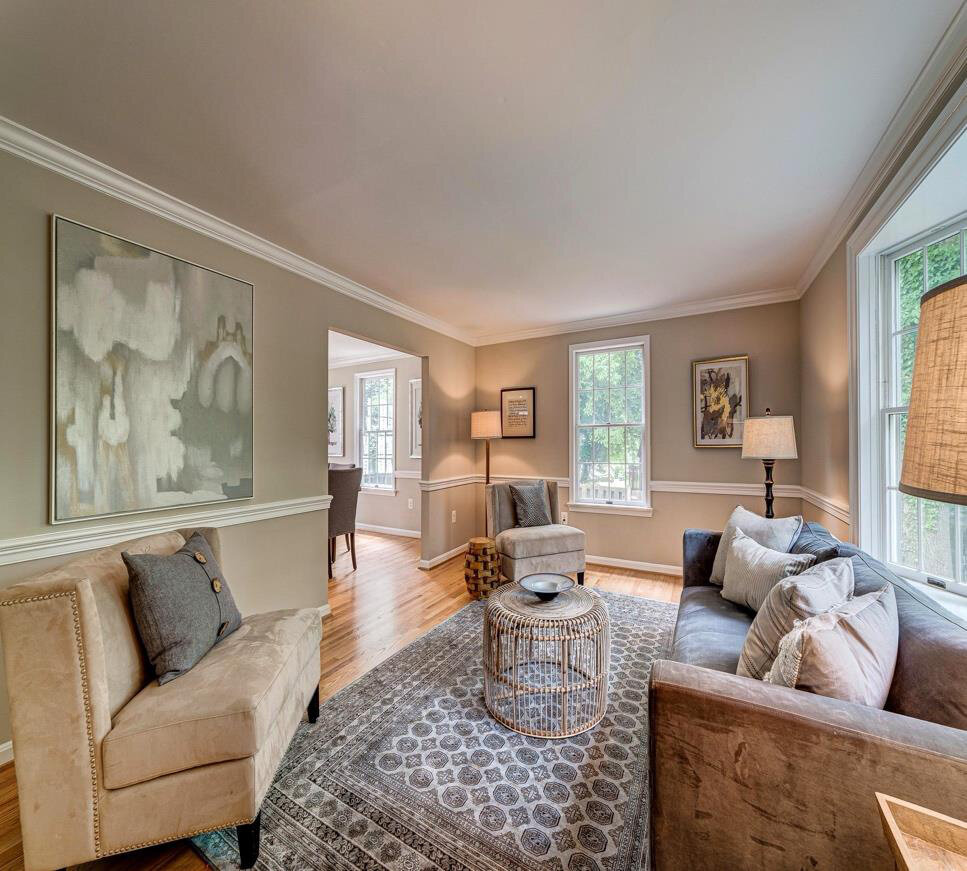 After renovation – Family Room in Burke, VA - Gaines St