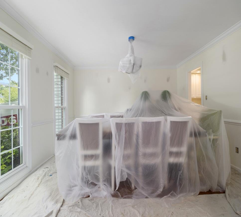 Before renovation – Dining Room in Centreville, VA - Flag Staff Ct