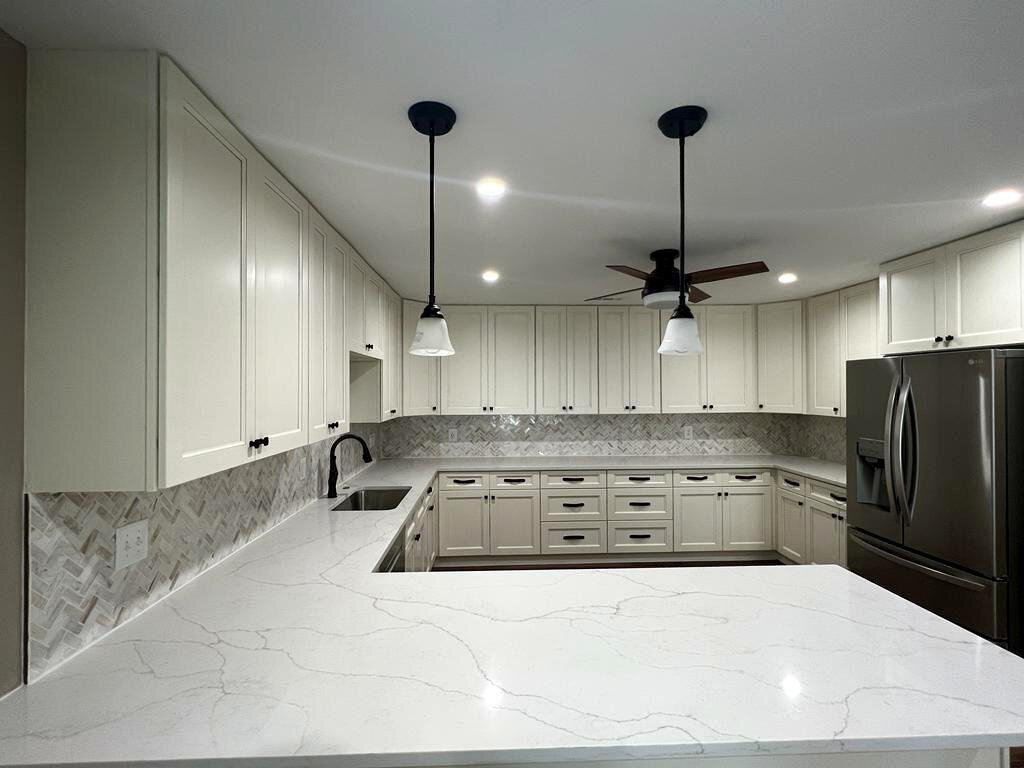 After renovation – Kitchen in Gainesville, VA - Ryton Ridge Lane